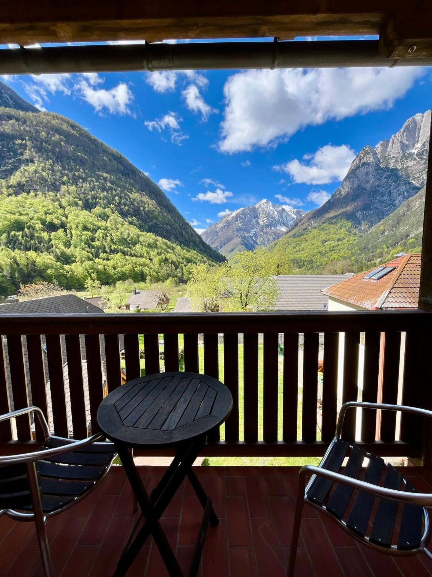Hotel Alpine Log pod Mangartom Eksteriør bilde