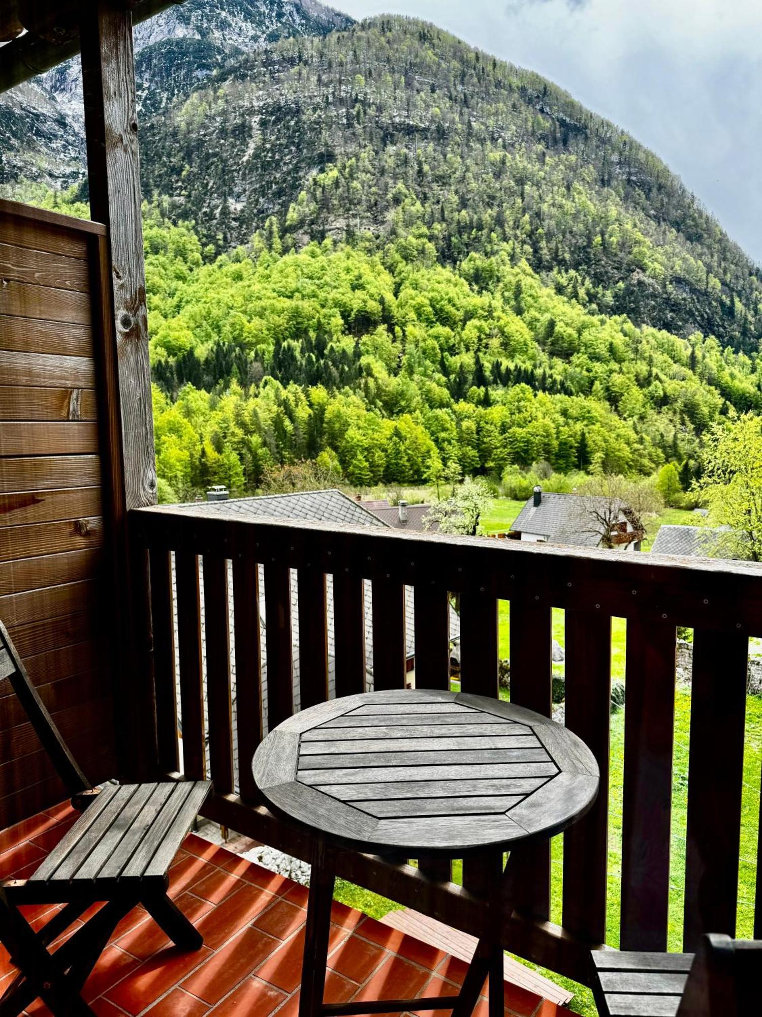 Hotel Alpine Log pod Mangartom Eksteriør bilde